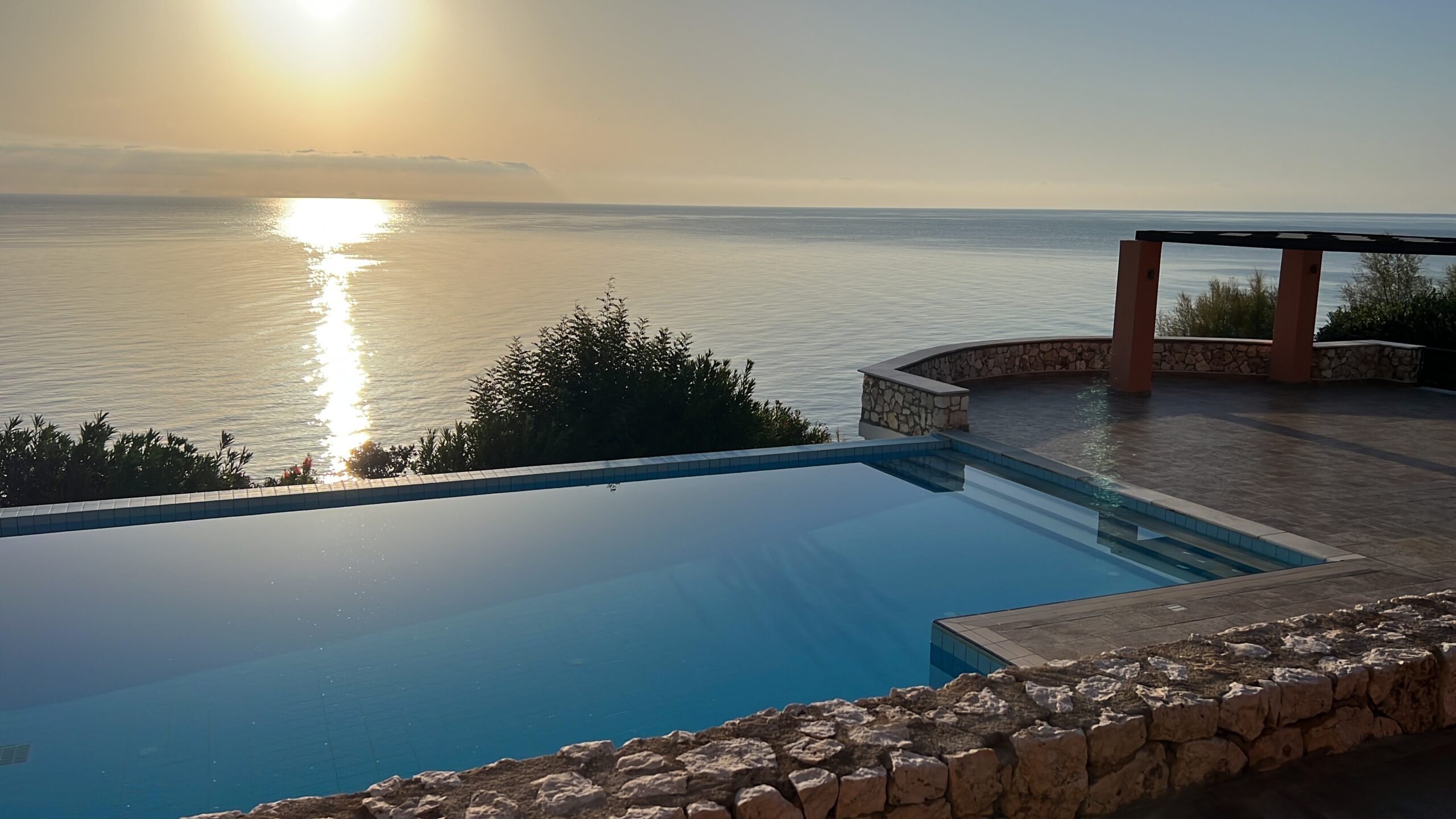 villa brio pool area wellness retreat